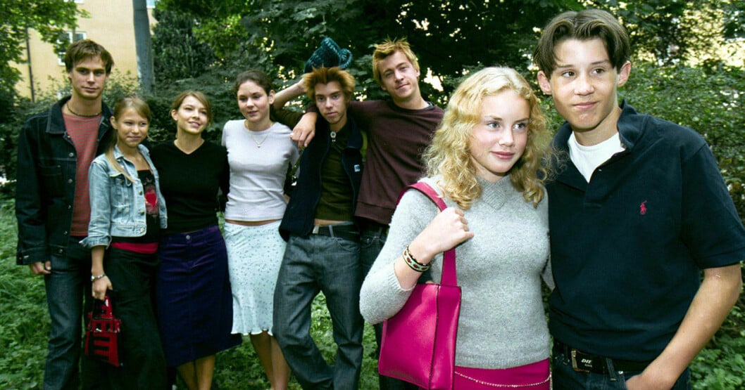 Eva & Adam-skådespelarna 2000: Anders Habenicht, Rosanna Munter, Tove Edfeldt, Ulrika Bergman, Pablo Martinez, Erik Johansson, Ellen Fjaestad och Carl-Robert Holmer-Kårell. <strong>Foto: TT.</strong> Eva & Adam-skådespelarna 2000: Anders Habenicht, Rosanna Munter, Tove Edfeldt, Ulrika Bergman, Pablo Martinez, Erik Johansson, len Fjaestad och Carl-Robert Holmer-Kårell.