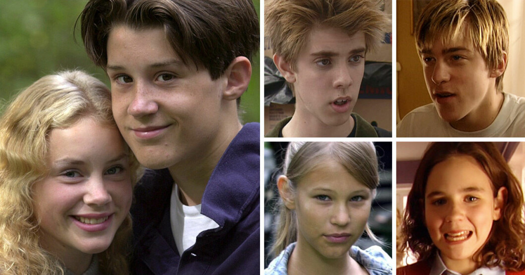 Skådespelarna i tv-serien och filmen Eva & Adam 1999-2001.