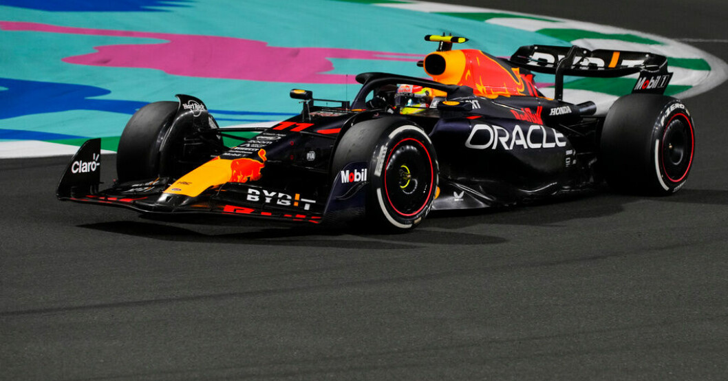 F1-föraren Sergio Pérez, Mexiko, vann Saudiarabiens GP-tävling Pérez en vinnare – trots långsam i starten