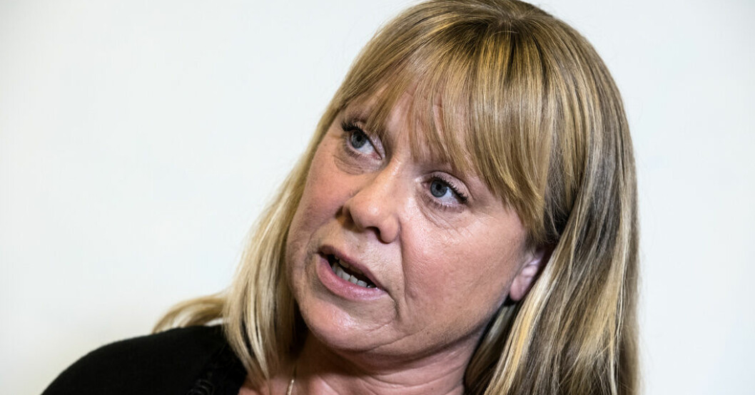 Fackförbundet Handels ordförande Linda Palmetzhofer. Arkivbild. Kritik mot las och arbetstidshyvling hos H&M