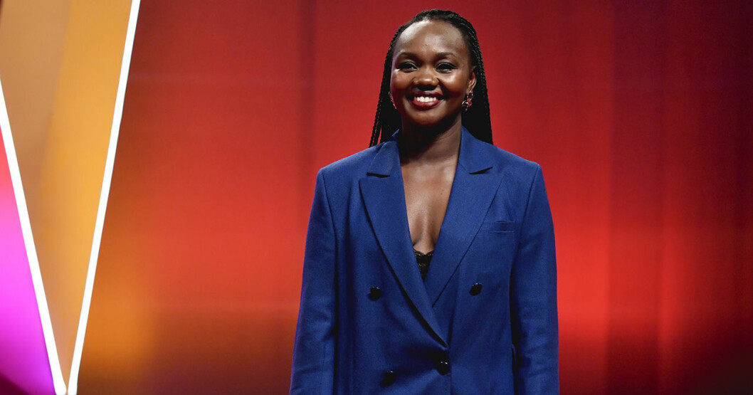 Faith Kakembo. Faith Kakembo under SVTs presentation av de artister som ska tävla i Melodifestivalen 2020.