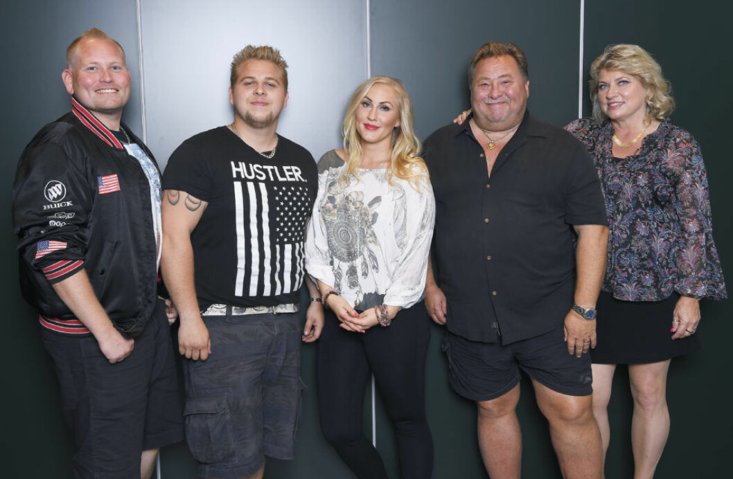 Familjen Karlsson – Tony Karlsson, Pierre Karlsson, Angelica Karlsson, Susanne Karlsson och Leif-Ivan Karlsson.