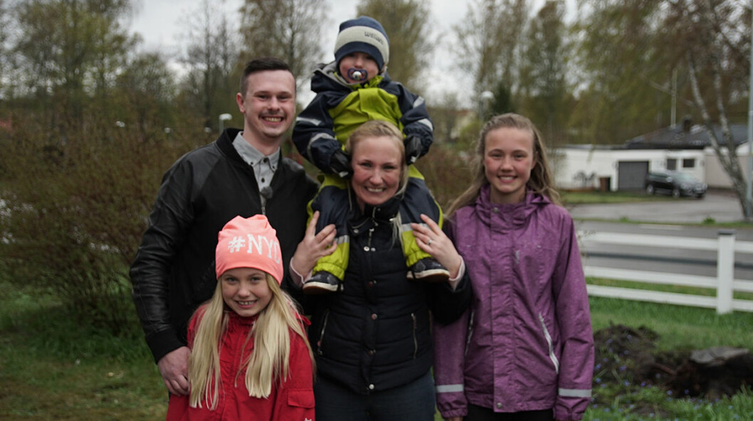 Familjen Lindström: Andreas, William, Filippa, Sara och Agnes. <strong>Foto: Kanal 5 och Dplay.</strong> Andreas, William, Filippa, Sara och Agnes Lindström deltog i Sofias änglar.