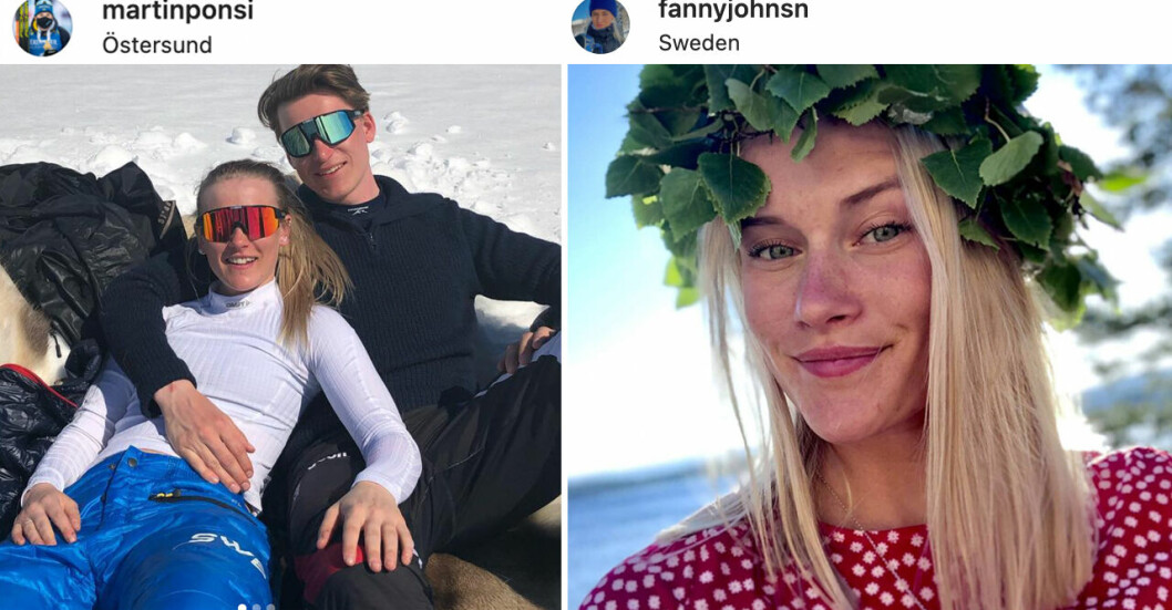 <strong>Martin Ponsiluoma och Fanny Johansson var tidigare ett par.</strong> Martin Ponsiluoma och Fanny Johansson.