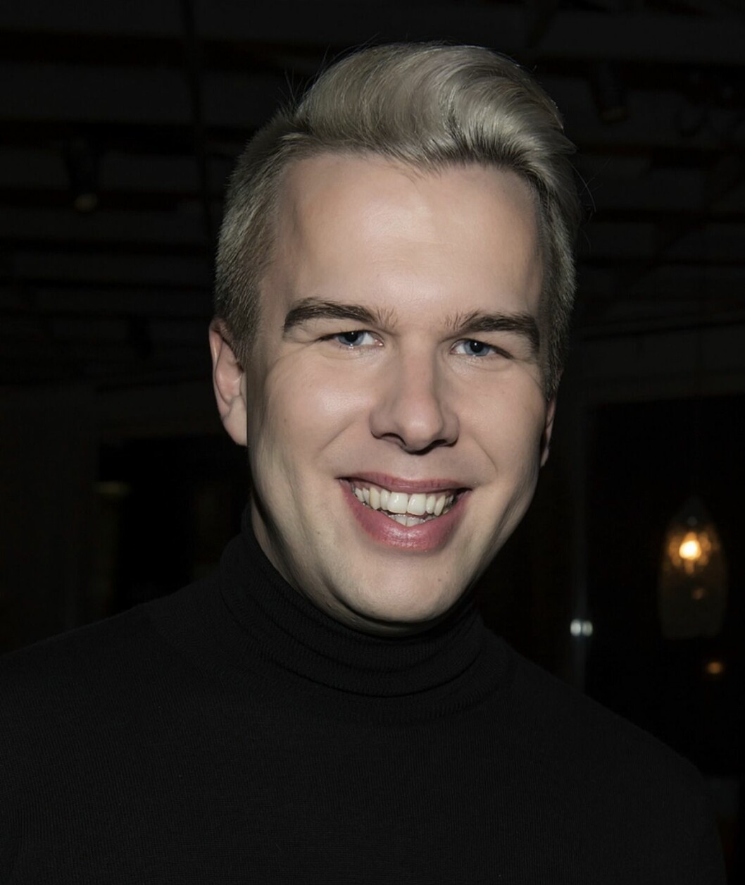 FOTO: Eero Hannukainen/TT Farao Groth i svart polotröja