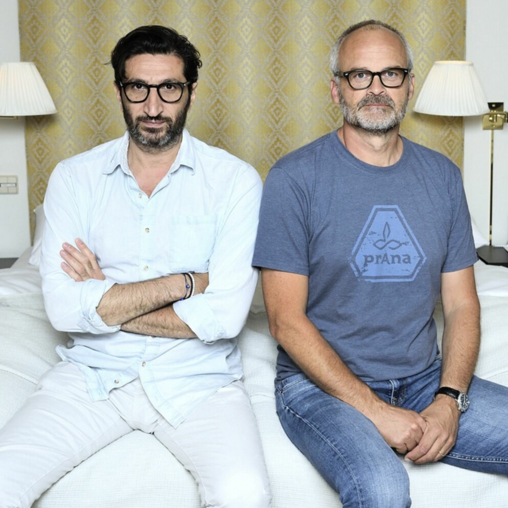 Fares och Johan. Fares Fares och JOhan Rheborg