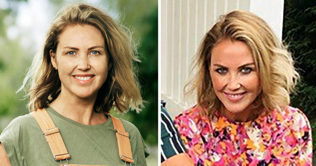 Erika i Farmen och i dag. <strong>Foto: TV4 & Privat.</strong> Farmen-Erika Bergholm.