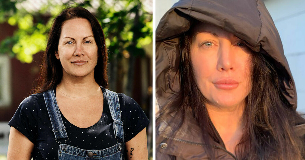 Madeleine i Farmen och i dag. <strong>Foto: Daniel Ohlsson/TV4 & Privat.</strong> Farmen-Madeleine Svedelius.