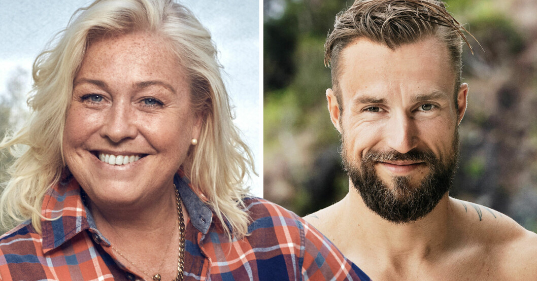 Beatrice Larsson och Sebastian Larsson i Farmen och Robinson