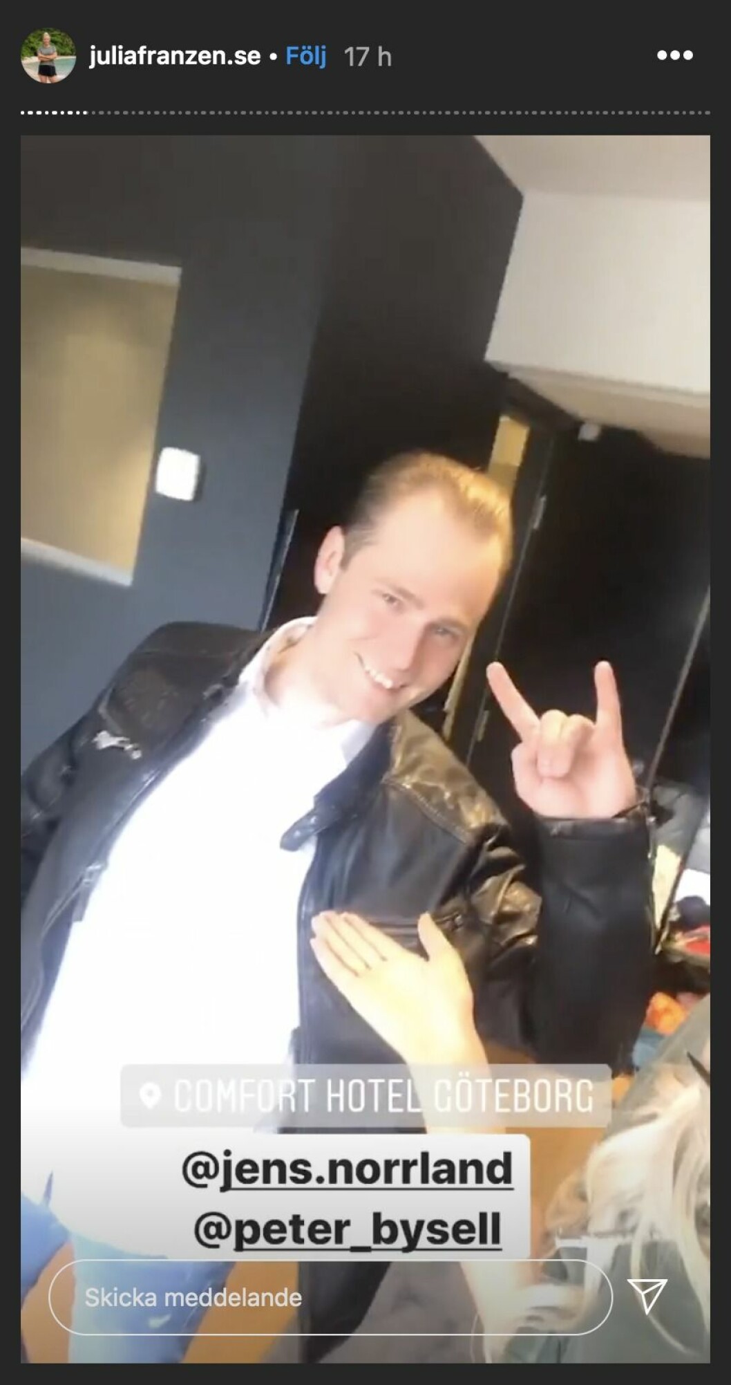 FOTO: Instagram Farmen-Jens på Julia Franzéns instagram
