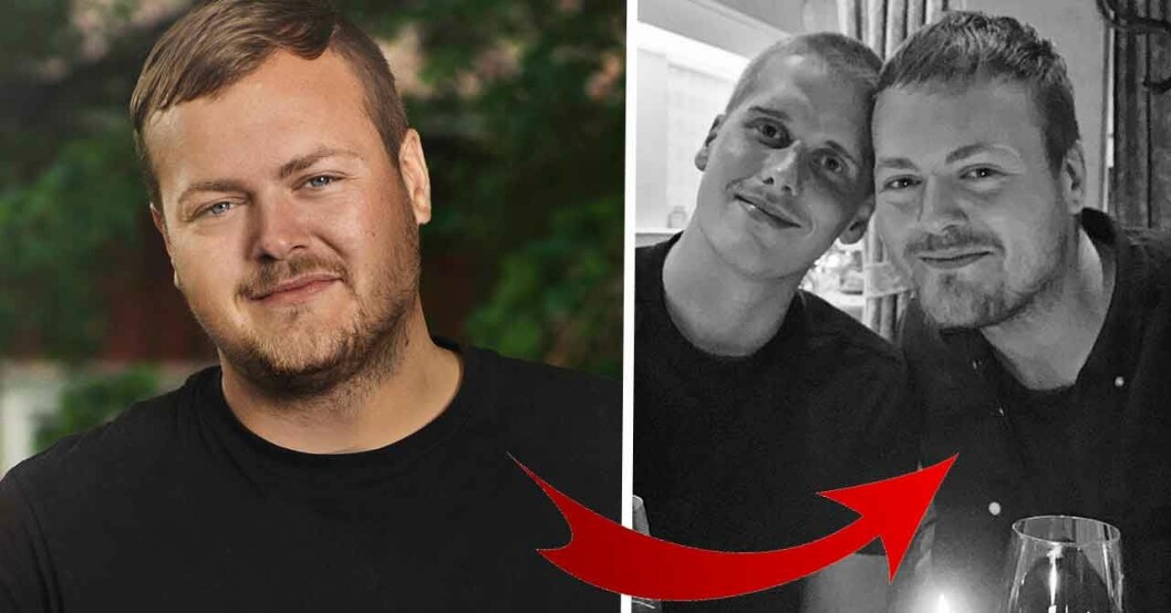 Jens Axelsson i farmen. PÅ middag med Fredrik Andersson.