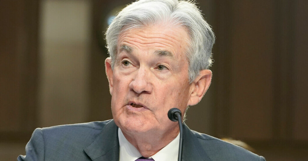 Fed-chefen Jerome Powell bekräftar hökaktigt budskap i ännu en utfrågning. Arkivbild. Fed-chefen bekräftar hökaktig signal