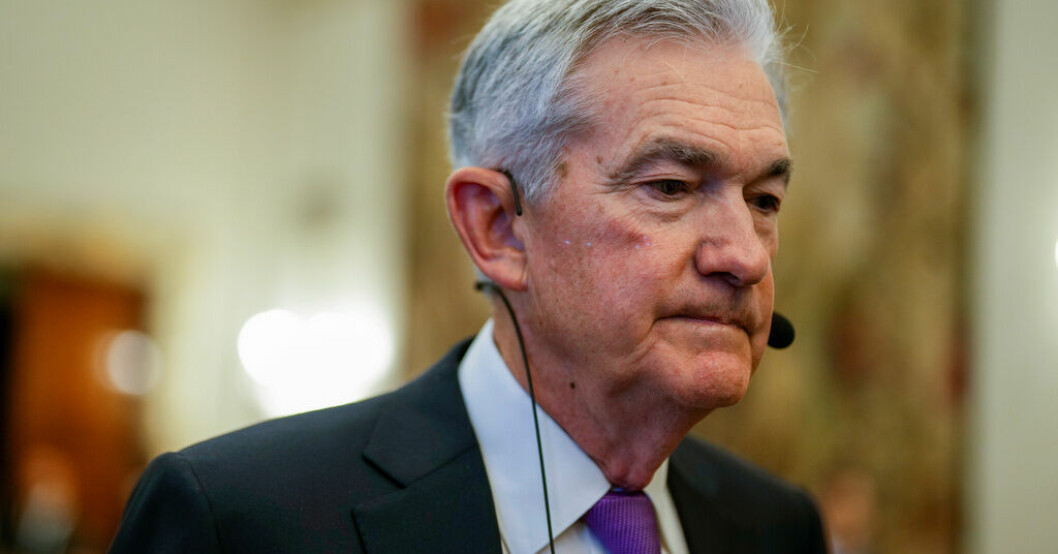 Fed-chefen Jerome Powell. Arkivbild. Feds protokoll: Kan bli fler räntehöjningar
