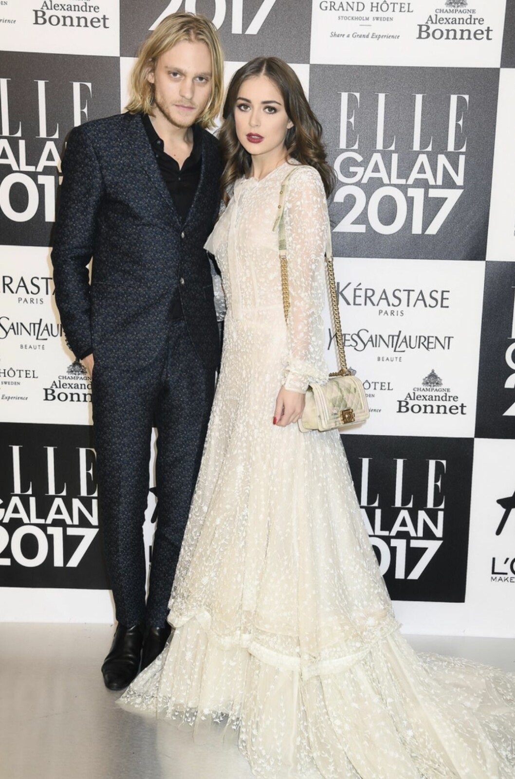David Larson och Félice Jankell på ELLE-galan 2017. FOTO: Karin Törnblom/TT David Larson och Félice Jankell på ELLE-galan 2017