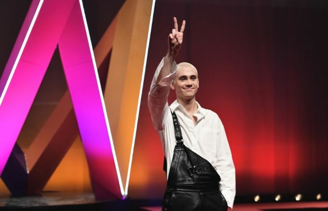 Felix Sandman inför Melodifestivalen 2020. FOTO: Jessica Gow/TT Felix Sandman inför Melodifestivalen 2020.
