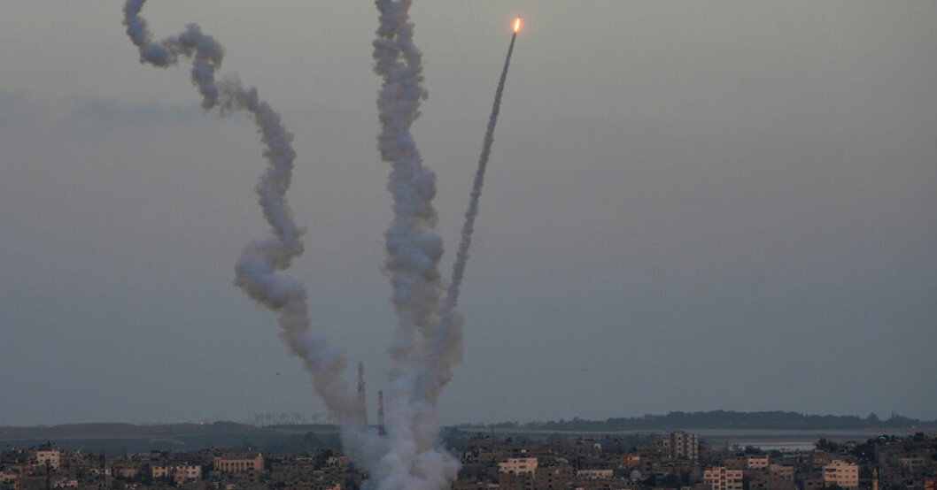 Fem raketer ska enligt Israel ha avfyrats från Gaza mot israeliskt territorium. Arkivbild. Israel: Militären har dragit sig tillbaka