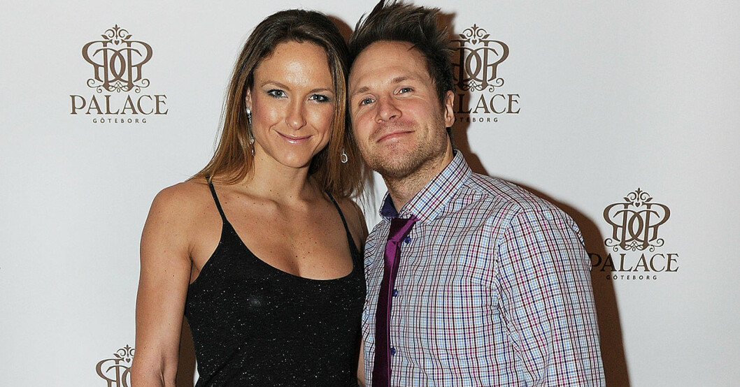 Anders med ex-frun Anna Fernette 2012. Anders Fernette och Anna Fernette.