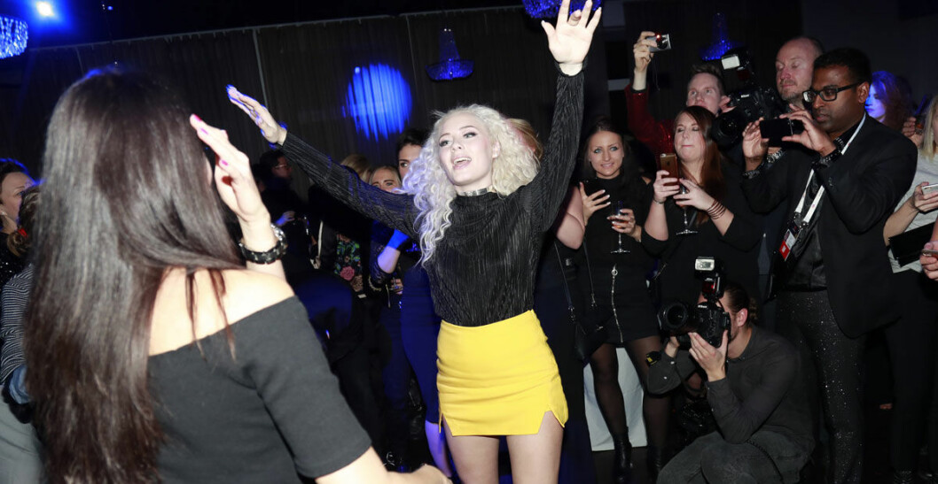 Wiktoria var queen på dansgolvet. Foto: IBL