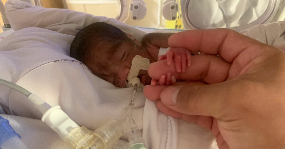 Jimena ”JC” Macias vägde bara 700 gram och var 27 centimeter lång när hon föddes. I 120 dagar fick hon intensivvård på ett sjukhus i Texas. Jimena ”JC” Macias