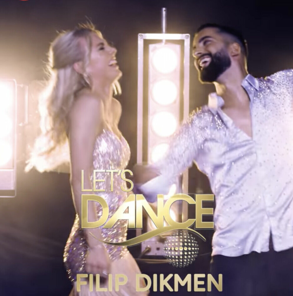 Linn och Filip. Linn Hegdal och Filip Dikmen i Lets dance 2022
