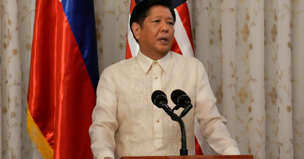 Filippinernas president Ferdinand Marcos den yngre. Bild från den 1 mars. Filippinsk guvernör skjuten till döds