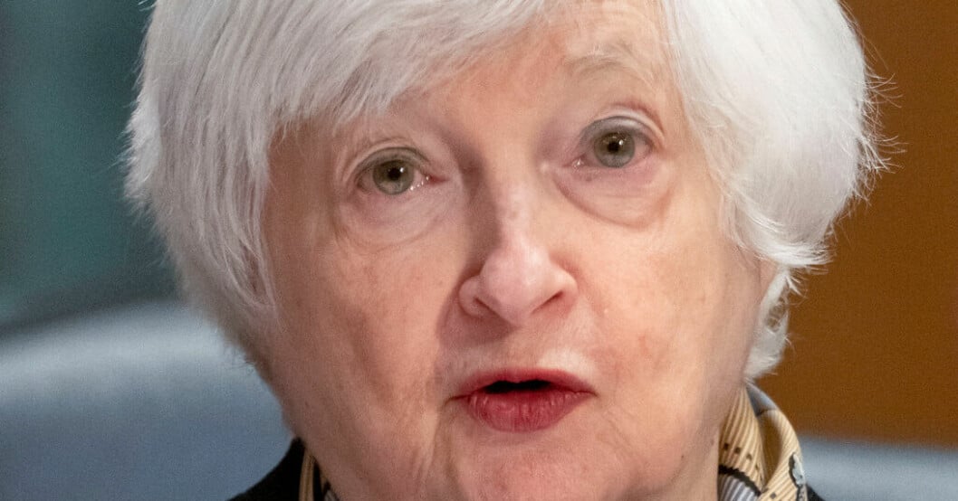 Finansminister Janet Yellen har tagit emot brevet från bankerna. Arkivbild. Banker i USA vädjar om mer stöd