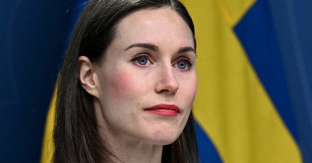 Finlands statsminister Sanna Marin. Arkivbild. Nato-effekt: Svenskar mer positiva till Finland