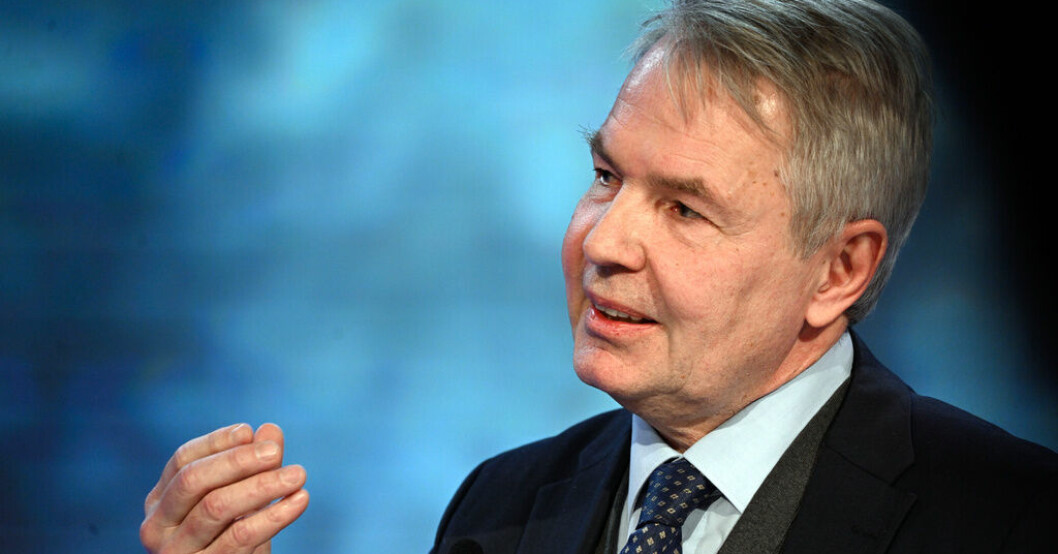 Finlands utrikesminister Pekka Haavisto. Arkivbild. Finland: Haavisto favorit till presidentposten