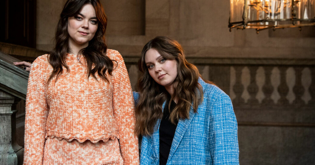 First Aid Kit, systrarna Klara och Johanna Söderberg, spelar i Dalhalla utanför Rättvik för tredje gången. Arkivbild. First Aid Kit till Dalhalla