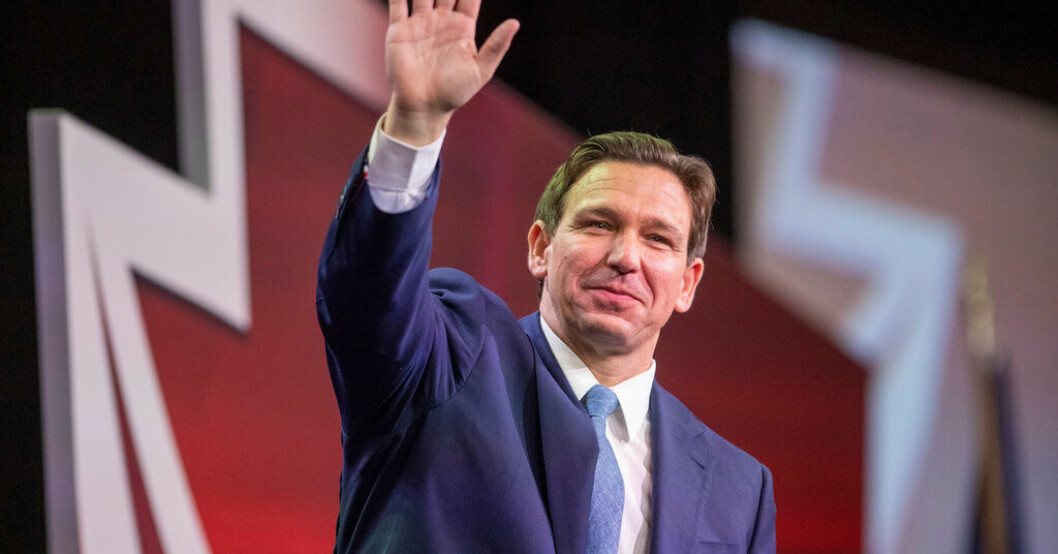 Floridas republikanske guvernör Ron DeSantis. Arkivbild. Florida skärper abortlag