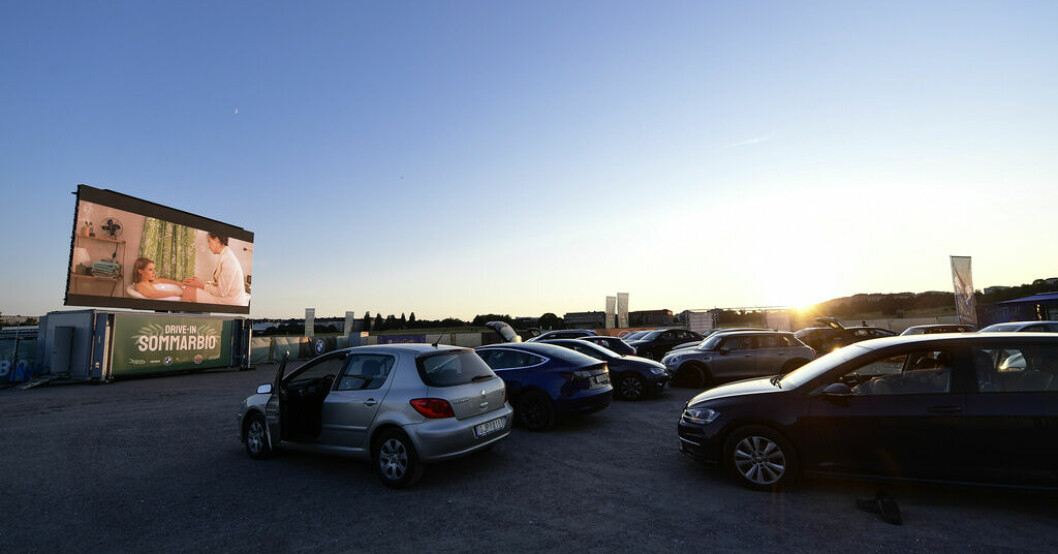 För andra året i rad återvänder Stockholms filmfestival till Solvalla för att arrangera Nordens största drive-in-bio. Bilden är från ett annat evenemang. Arkivbild. Travbana förvandlas till drive-in-bio