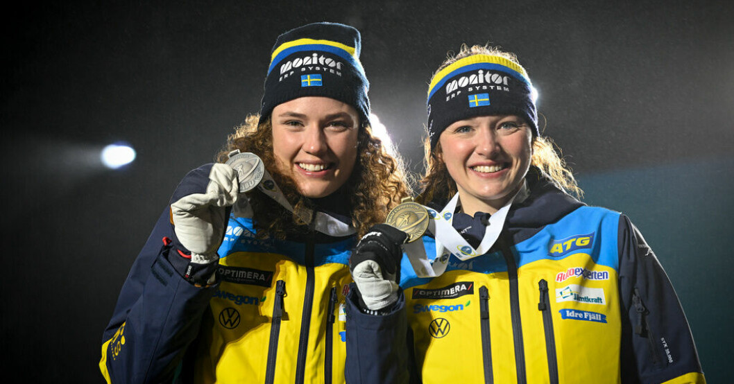 Öberg och Persson tog emot VM-medaljerna