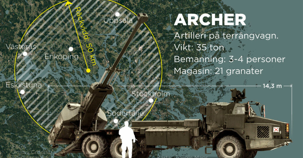 Nu klart: Ukraina får åtta Archer