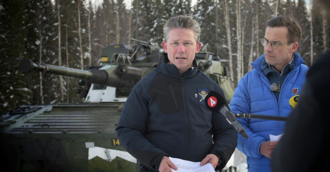 Sverige skickar Leopard till Ukraina