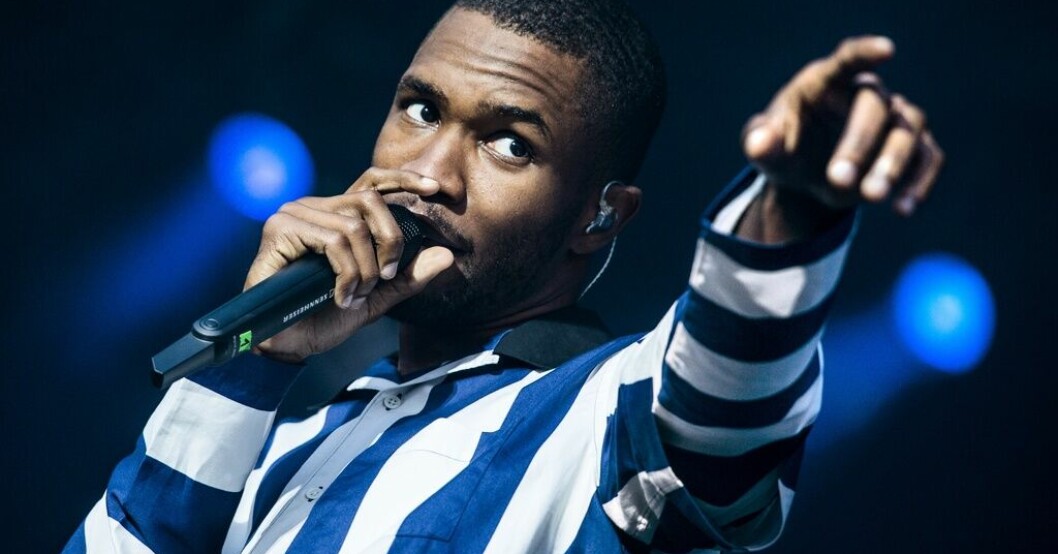 Frank Ocean. Arkivbild. Frank Ocean hoppar av Coachella