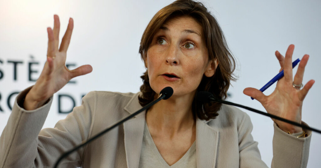Frankrikes idrottsminister Amélie Oudéa-Castéra sätter, tillsammans med fyra andra ministrar, press på Fifa. Arkivbild. Ministern: "Fifa bör vara mindre giriga"