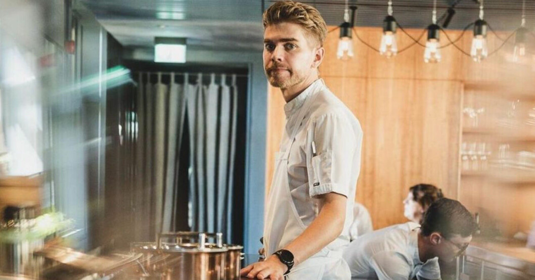 Antti Lukkari i köket på Frantzén.