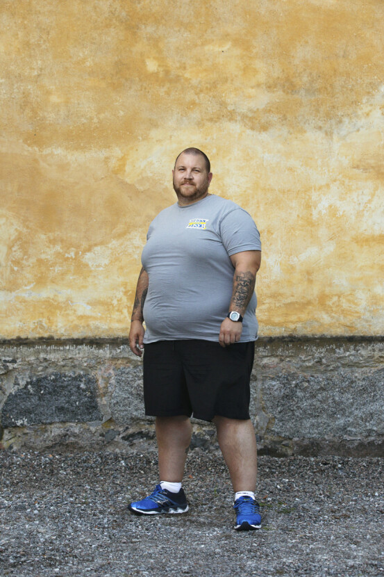 Före Fredrik "Frippe" Myrer före tävlingen