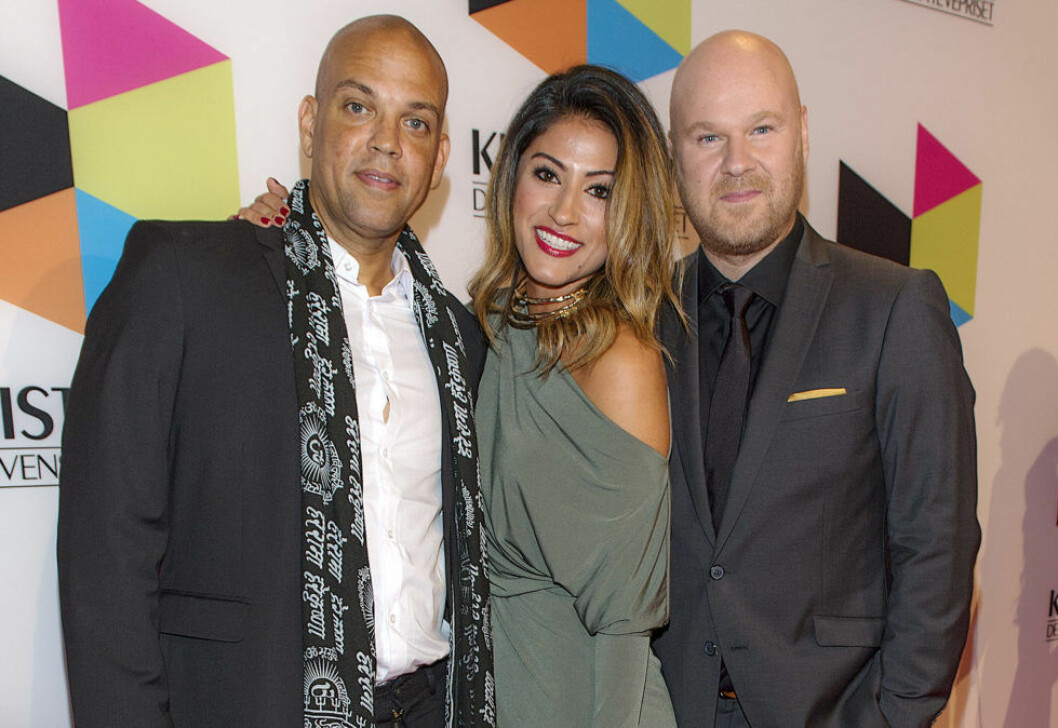 Årets jury i Idol består av trion, Quincy Delight Jones, Nikki Amini och Fredrik Kempe. Quincy Delight Jones Nikki Amini och Fredrik Kempe Kristallen 2016, Stockholm 16-09-04 Foto © Eero Hannukainen EEROBILD AB IBL