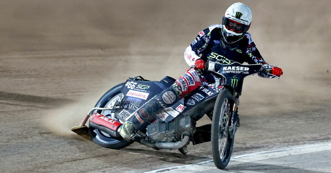 Fredrik Lindgren blev trea i GP-premiären i Kroatien. Arkivbild. Lindgren på pallen i GP-premiären