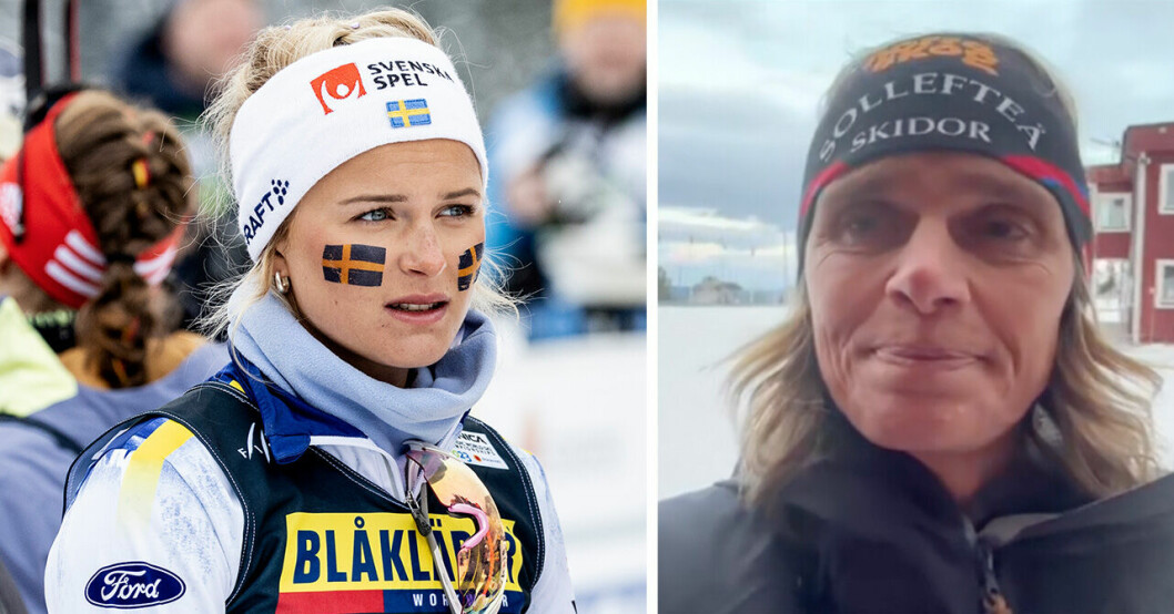 Frida Karlsson och mamma Mia Karlsson till höger.