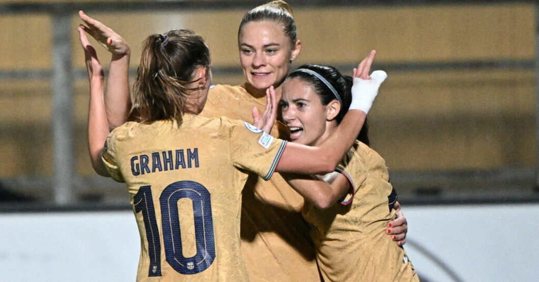 Fridolina Rolfös Barcelona ställs mot Chelsea i semifinalen. Arkivbild. Klart: SVT och C More sänder CL-avgörande
