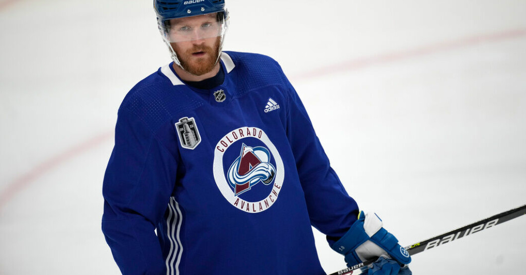 Gabriel Landeskog. Arkivbild. Landeskog på väg mot comeback
