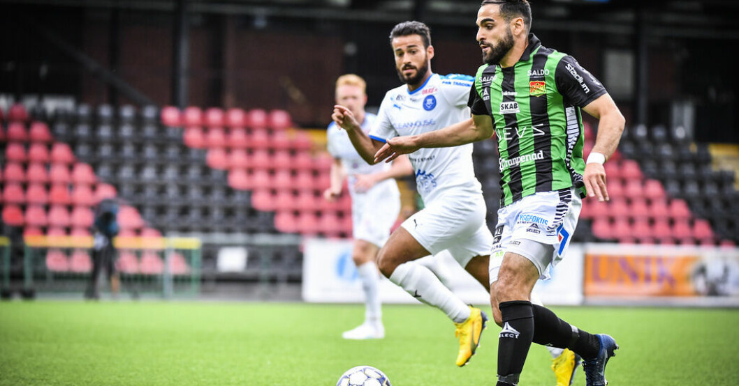 Gais Mervan Celik avgjorde cupderbyt mot IFK Göteborg. Arkivbild. Cupsmäll för "Blåvitt" – föll i derbyt mot Gais