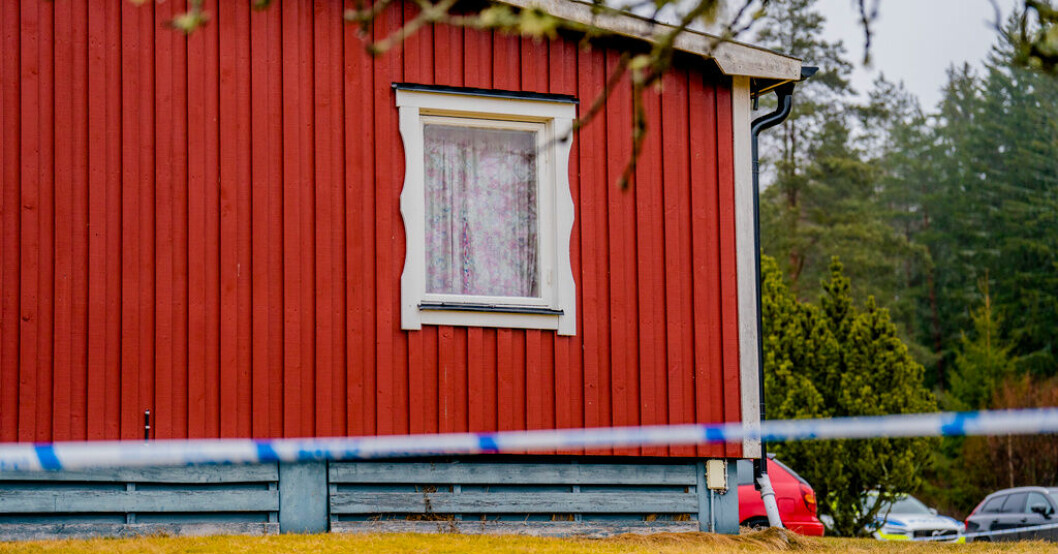 Gården i västra Värmland där den döda kvinnan hittades tidigare i år. Arkivbild. Frysfallet: Levde på döda sambons pension