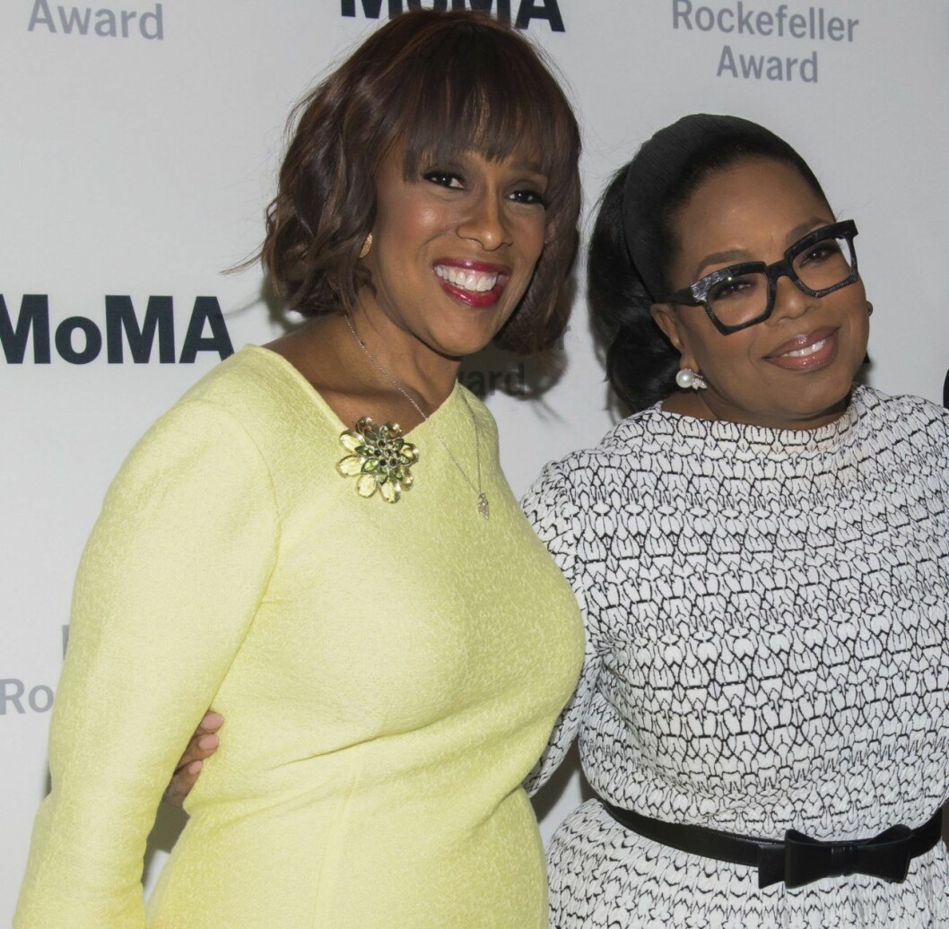 I ”The Oprah Winfrey show” gästades Oprah av flera stora gäster. Bland annat världsartisten Beyoncé. FOTO: Youtube Oprah Winfrey med vännen Gayle King.