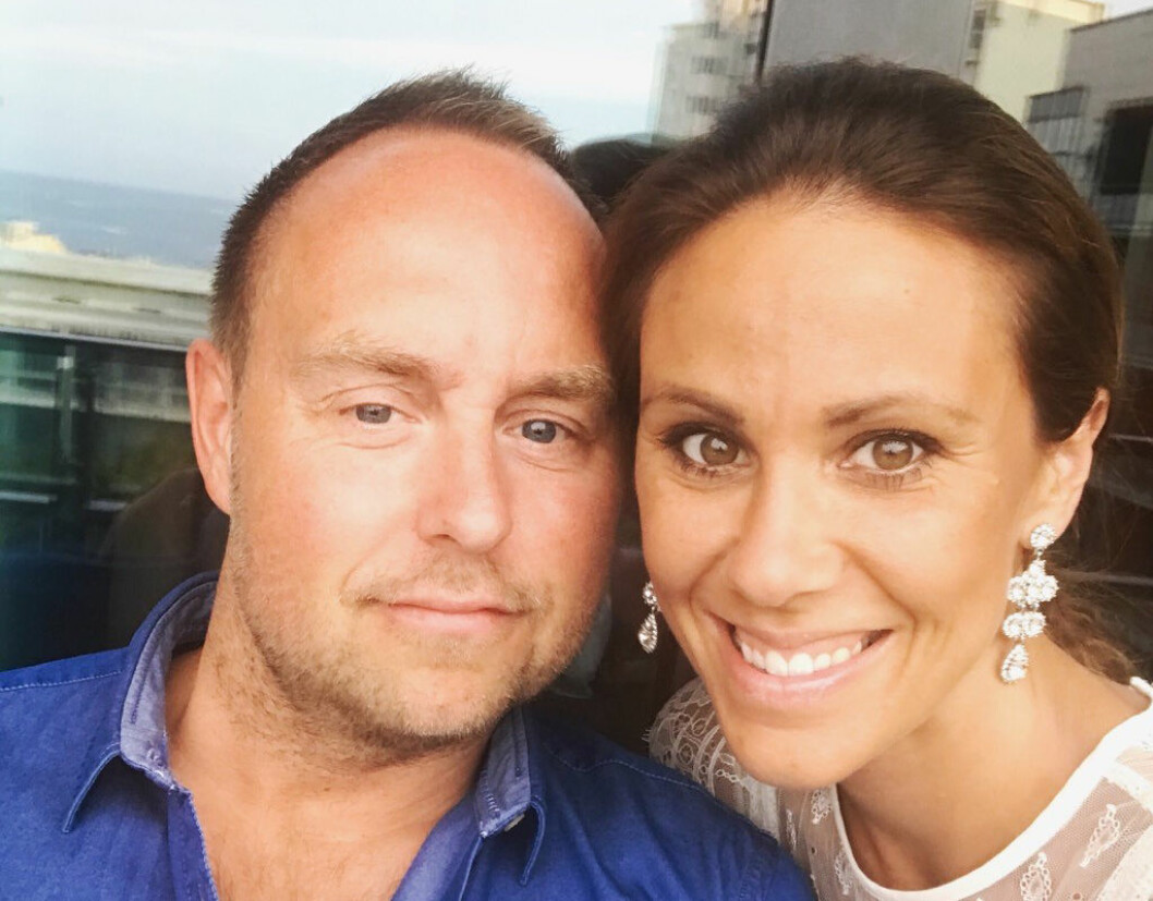 Johan Edlund och Sofia Geite. <strong>Foto: Privat.</strong> TV4-paret Johan Edlund och Sofia Geite.