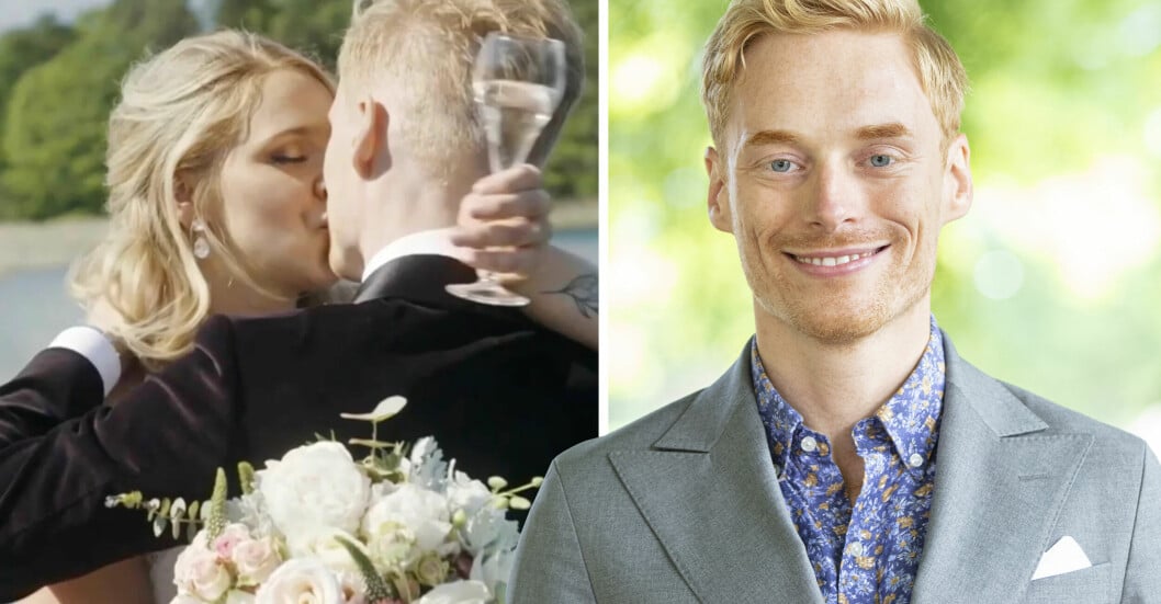 Lars och Elinors bröllop i Gift vid första ögonkastet 2021.