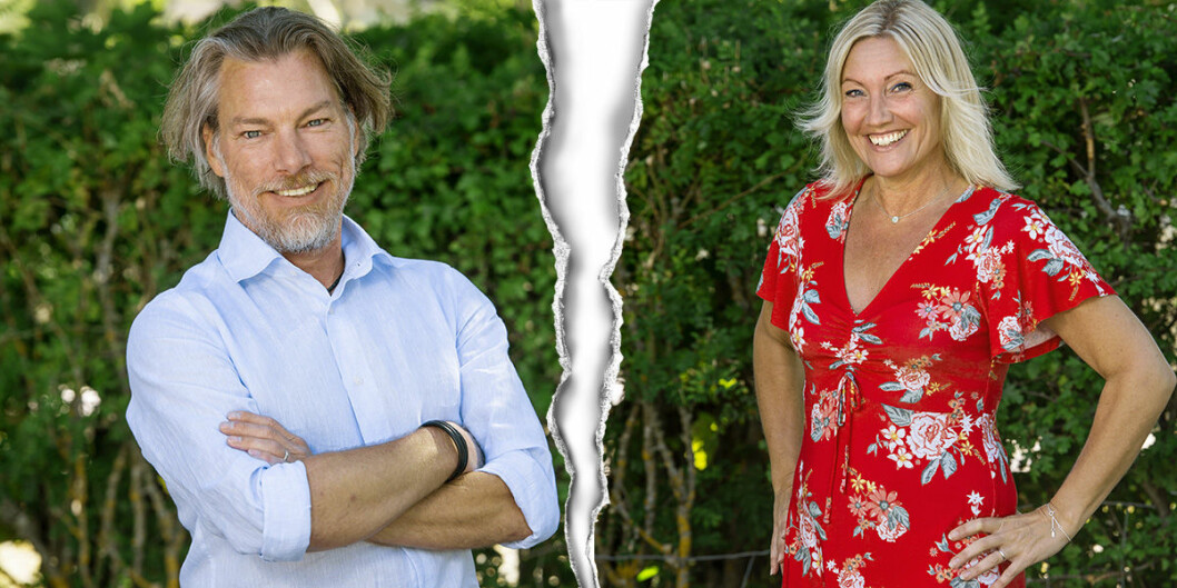 Daniel Elander och Malin Alpsjö. <strong><em>Foto: Magnus Liam Karlsson/SVT</em></strong>
