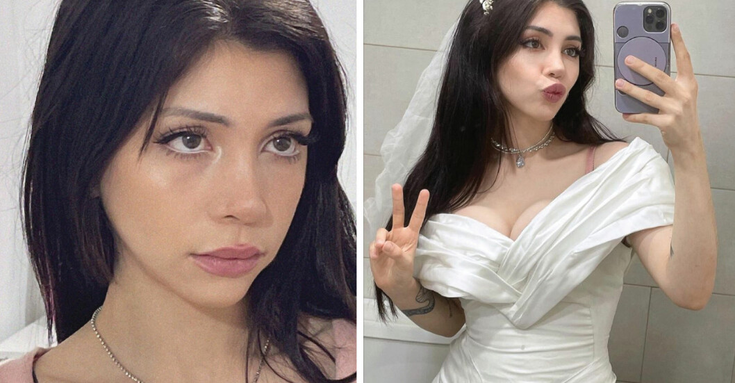 25-åriga influencern gifte sig själv – vill nu skiljas efter 24 timmar